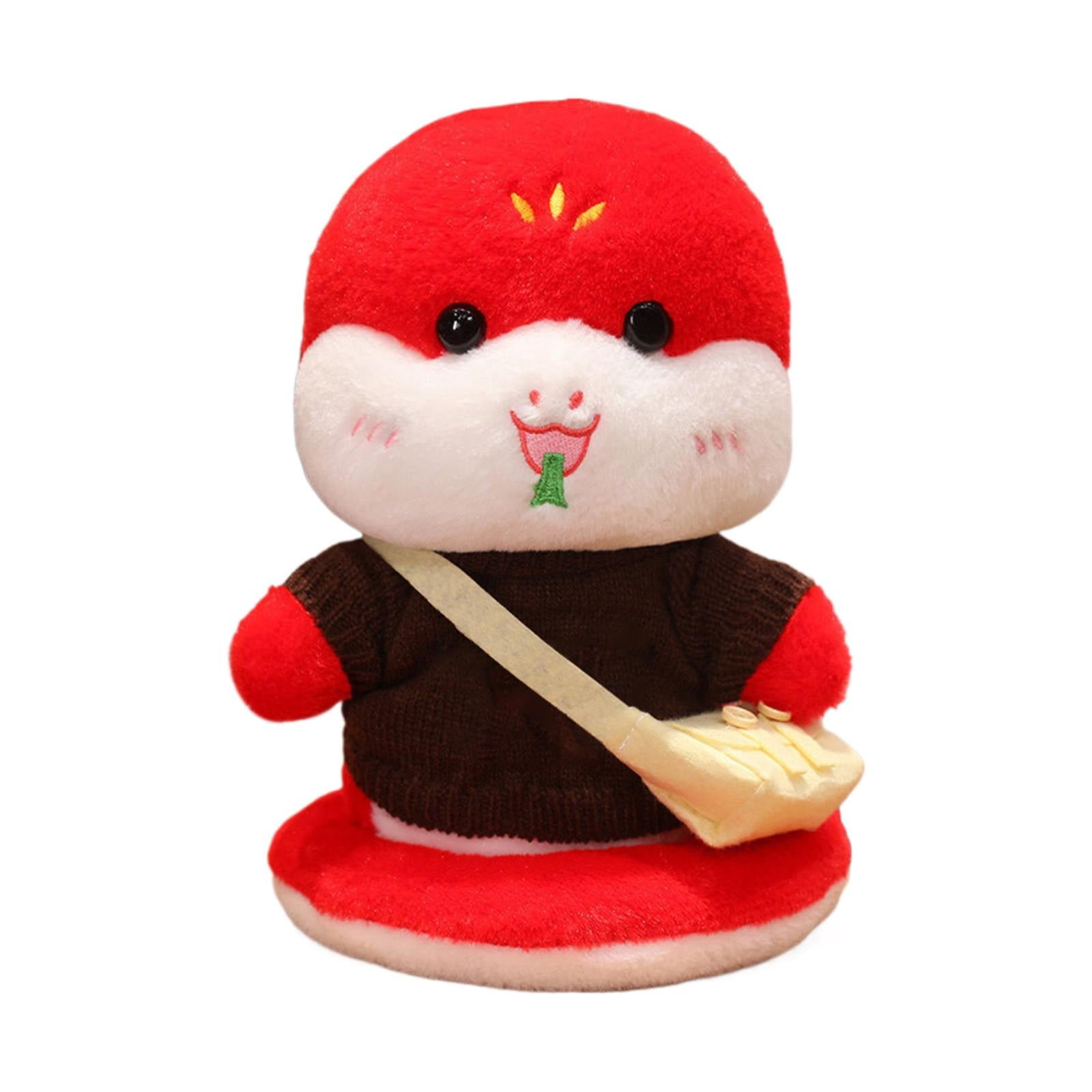 BINGLI Snake Plush Ornament, Soft Toy Snake Stuffed Animal, Mascot 2025