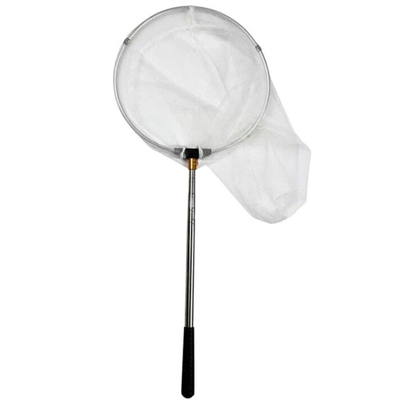 BINGLI Telescopic Insect and Butterfly Net Catching Insects Bugs Fishing Nets, Stainless Steel Handle Extends from 15 Inches to 59 Inches