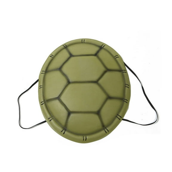 BINGLI Turtle Shell Props Party Tortoise Shell Props Turtle Costume Turtle Shell Costume Soft Turtles Dress up Kids Shells Novelty Turtle Shell Outfit Carapace Eva Dark Green