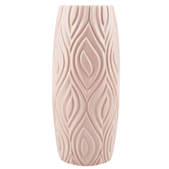 BINGLI Unbreakable Vase for Flowers Ceramic Look Plastic Vases Decorative Floral Vase for Wedding Centerpieces Living Room Dining Table Bathroom Home Decor