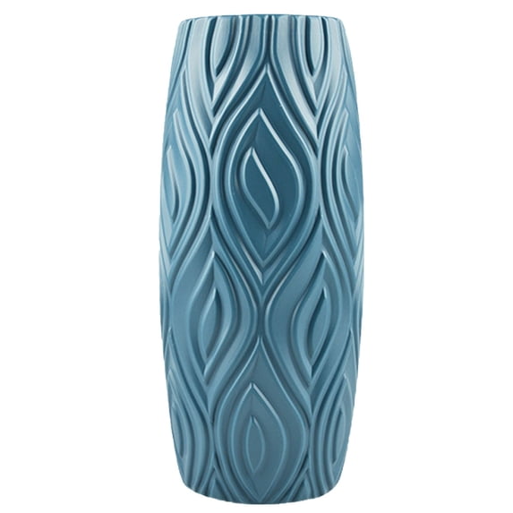 BINGLI Unbreakable Vase for Flowers Ceramic Look Plastic Vases Decorative Floral Vase for Wedding Centerpieces Living Room Dining Table Bathroom Home Decor