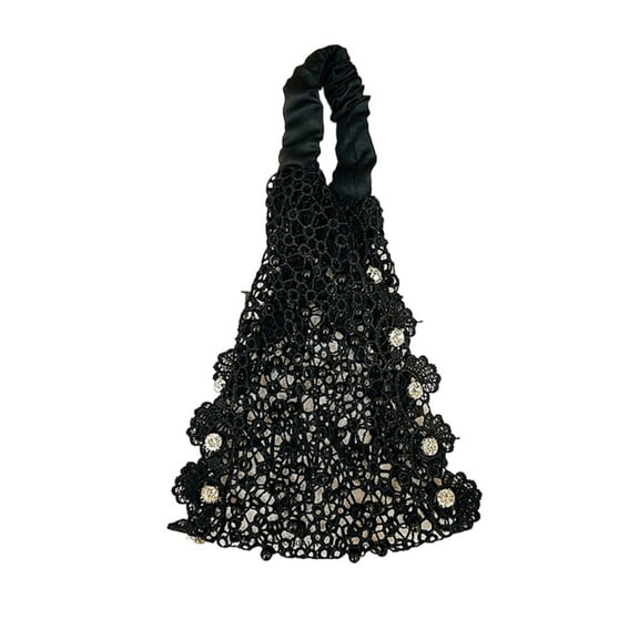 BINGLI Women's Floral Lace Headwrap Beaded Flower Lace Headband Kerchief Pearl Encrusted Floral Lace Headband with Multiple Styles Student Party,Daily Use