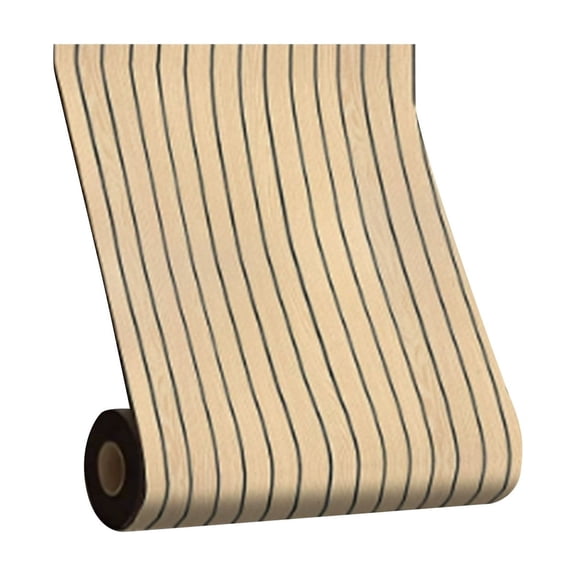 BINGLI Wood Slat Peel and Stick 3D Wall Panel -15.75"x118"Soundproof Self-Adhesive Wall Sticker, Removable Thick PVC Slat Contact Paper for Kitchen, Bedroom,Ceiling Wall Decoration(Brown,13Sq.ft)