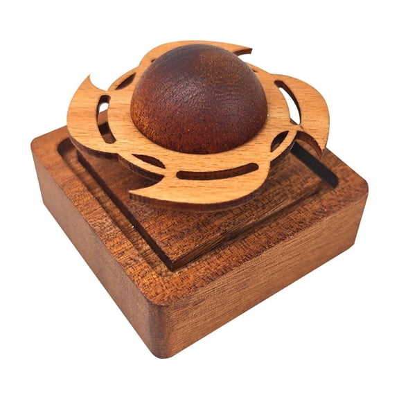 BINGLI Wooden Essential Oil Diffuser - Walnut Aroma Therapy for Home, Office, Car, Yoga Hall and SPA - Passive Diffuser for Desk Table Decor