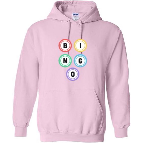 BINGO Balls A Lucky Number Gambling Fun Game Play Hobby Graphic Hoodie, up to size 5XL
