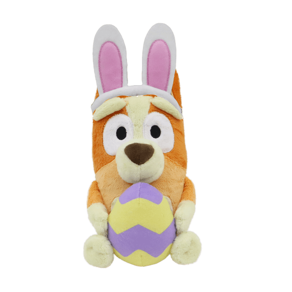 Bingo 7-Inch Plush with Easter Egg and Bunny Ears