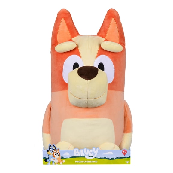Jumbo Mega-sized Plush Bingo, 24.5" Tall, Super-Soft and Super-Sized Plush Toy Made With Deluxe Fabrics, Ages 3+