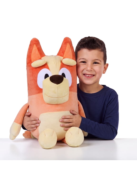 Jumbo Mega-sized Plush Bingo, 24.5" Tall, Super-Soft and Super-Sized Plush Toy Made With Deluxe Fabrics, Ages 3+