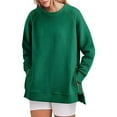 BINGRUIGS Black Hoodie Women's Sweatshirts Long Sleeve Tunic Tops Crew