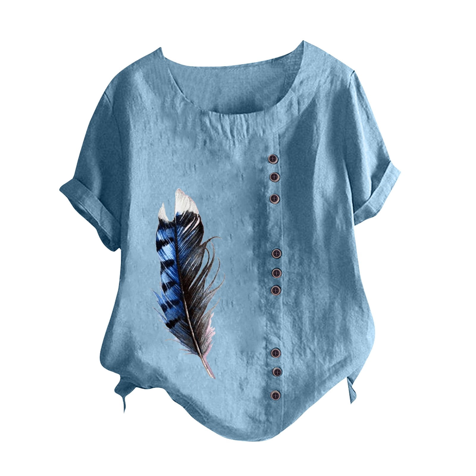 BINGRUIGS Deals Of The Day Clearance Prime Womens Crop Shirts For Women