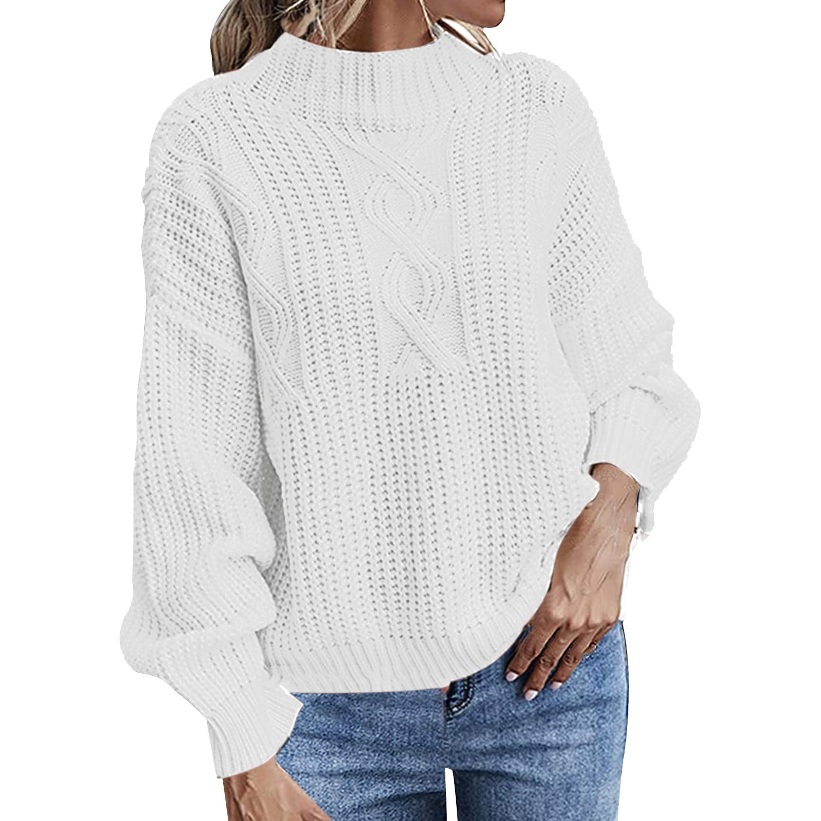 BINGRUIGS Matching Hoodies For Couples Women's Round Neck Flower