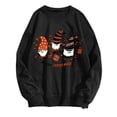 BINGRUIGS Sp5der Hoodie Women's Winter Christmas Printed Long Sleeved