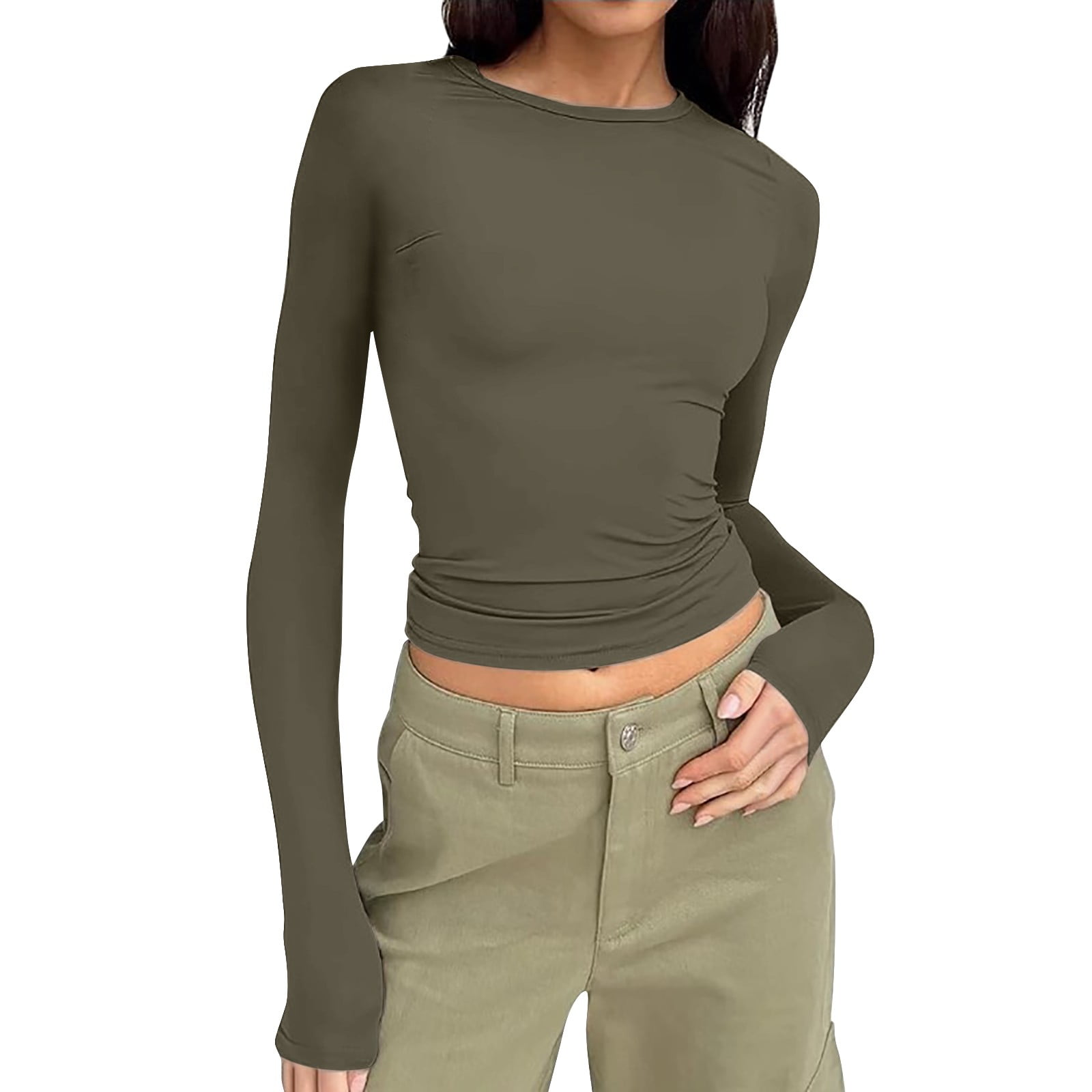 BINGRUIGS Womens Loose Fit Workout Shirts Womens Tops Short Sleeve