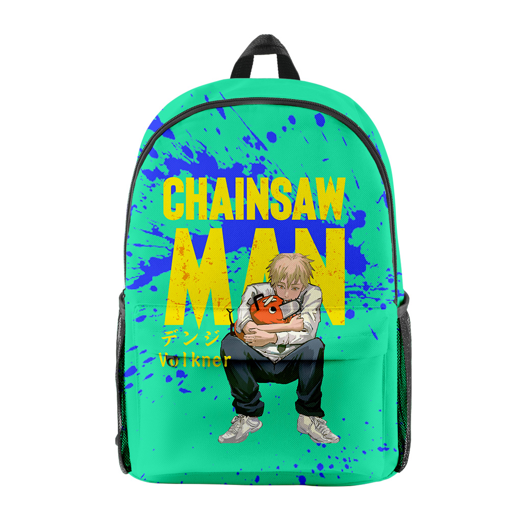 BINGTIESHA Chainsaw Man 3D Backpack Boy girls New Game School Bags