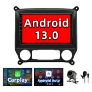 BINIZE Android 13 Car Radio for 2014-2018 Chevy Silverado GMC Sierra Touch Screen Support Wireless Carplay Andriod Auto Mirroring with Backup Camera