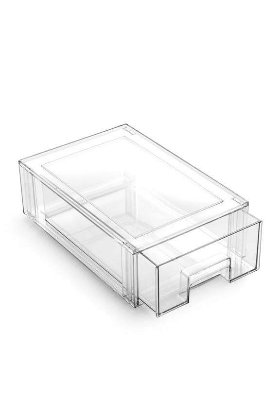| Stackable Storage Drawers, Small | THE CRATE COLLECTION | Storage Bins With Drawers Bathroom Organizers and Storage Organization and Storage Under Sink Organizer Vanity Cabinet Home