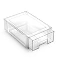 BINO Stackable Storage Drawers, Small Clear THE CRATE COLLECTION