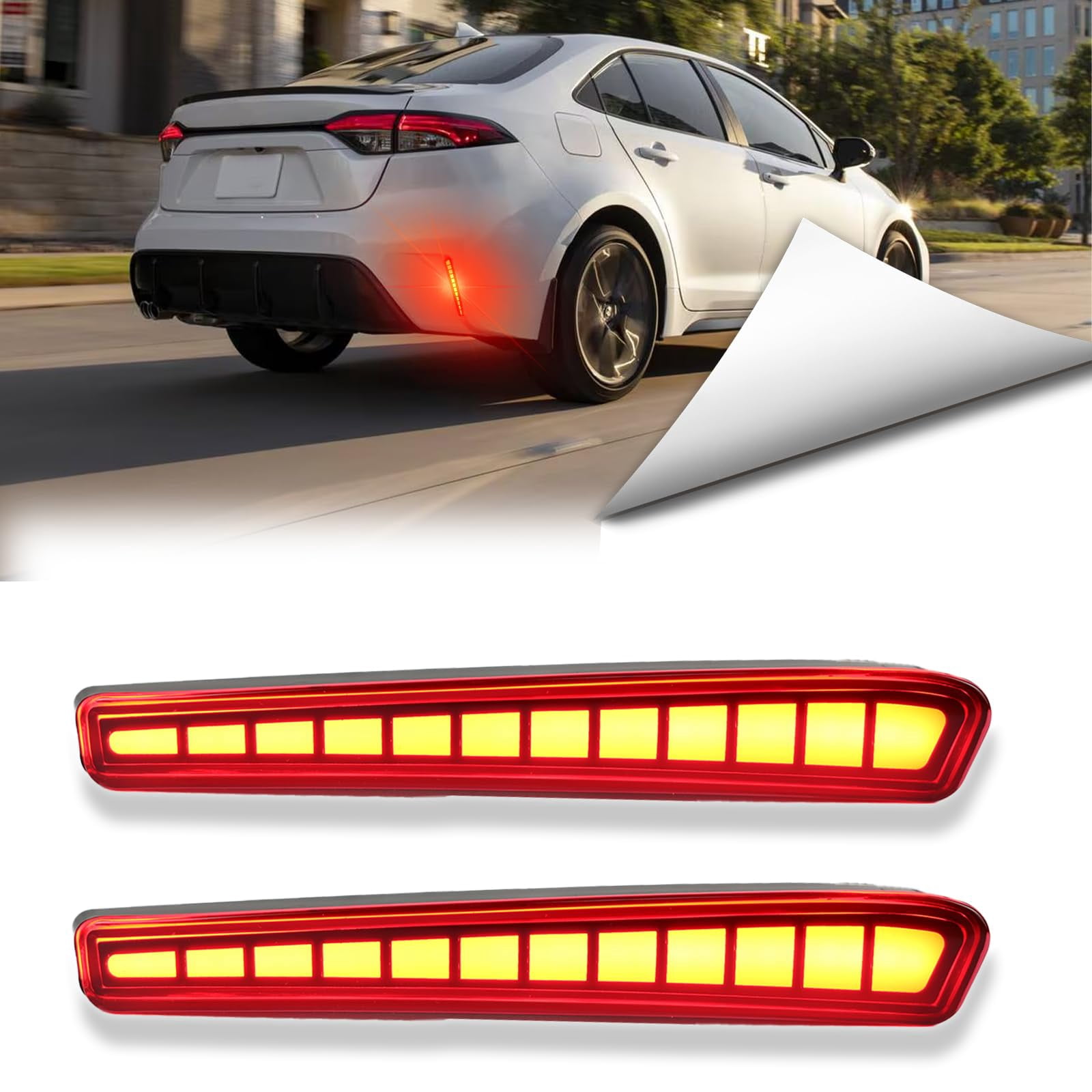 Led Fog Lights Full LED Fog Light DRL Kit For Toyota Corolla 2020-2023 ...