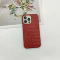 thumbnail image 1 of BINUFF Crocodile Texture Artificial Leather Phone Case, Suitable for iPhone 11/12/13/14/15 Pro Max, 1 of 18