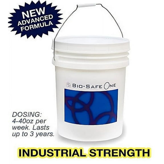 BIO-112 Grease Trap Cleaner Grease Trap Treatment Food Safe & Grease Digester - 5 Gal. Liquid Commercial Septic System Treatment Heavy Duty