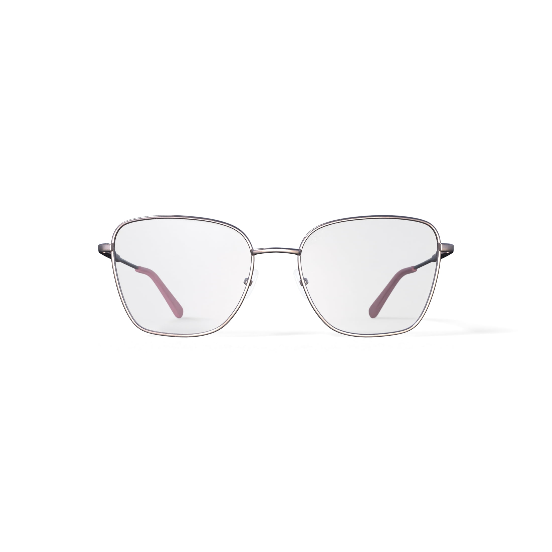 Bio Eyes Women's Hazel Square Prescription Eyeglasses with Case