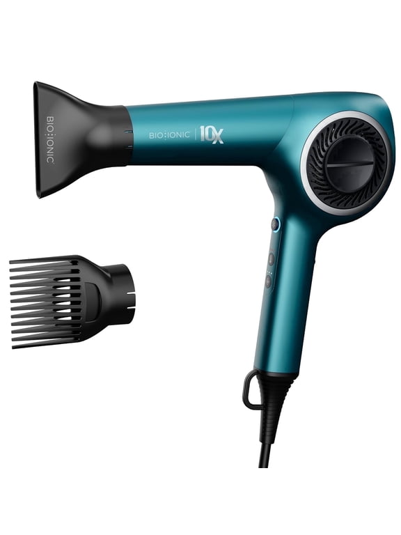 Teal Tides 10X UltraLight Speed Hair Dryer, Adjustable Heat and Speed, Limited Edition