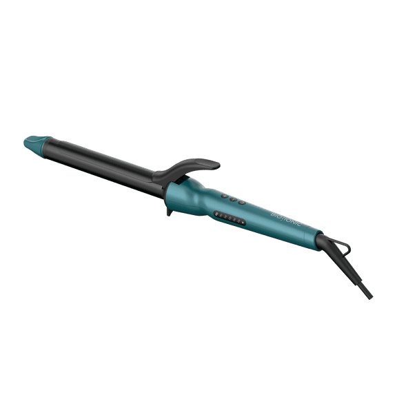 Bio Ionic Teal Tides Long Barrel Curling Iron, 1 Inch, Adjustable Heat, Limited Edition