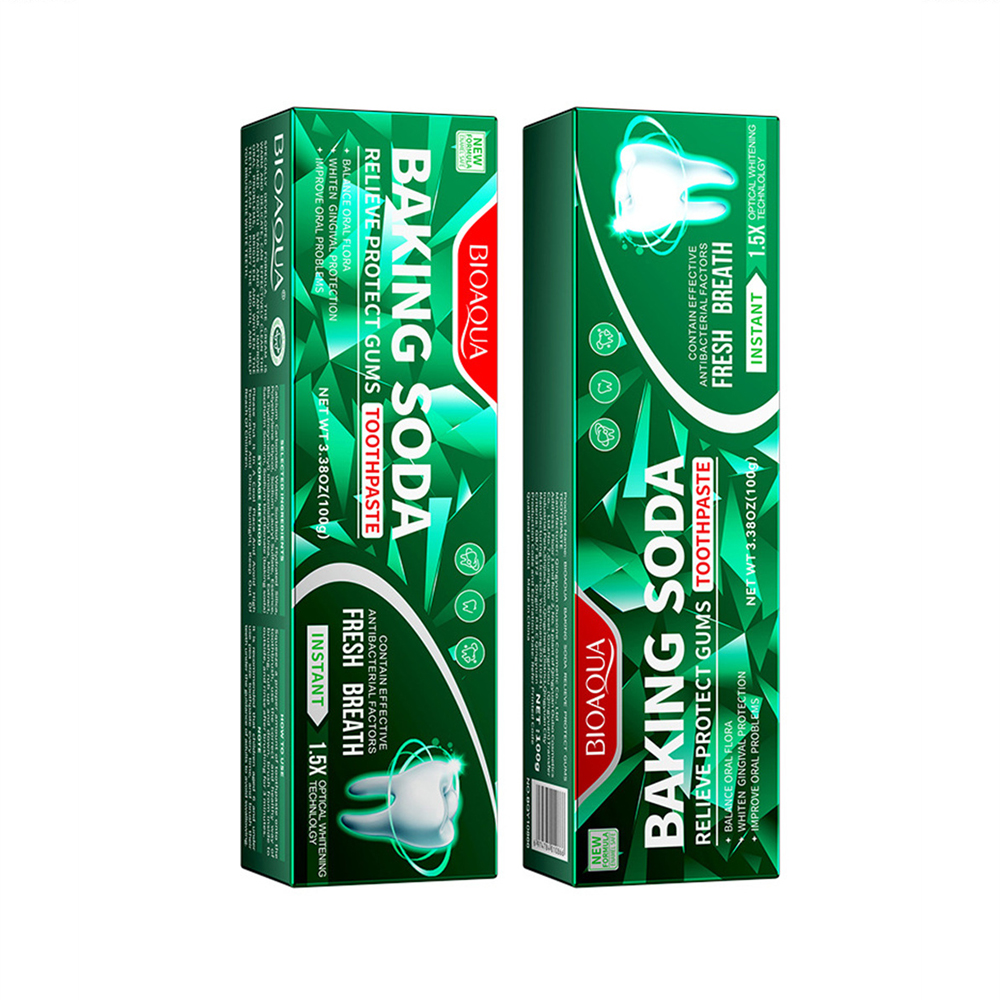 BIOAOUA baking soda soothing gingival toothpaste fresh mouth white