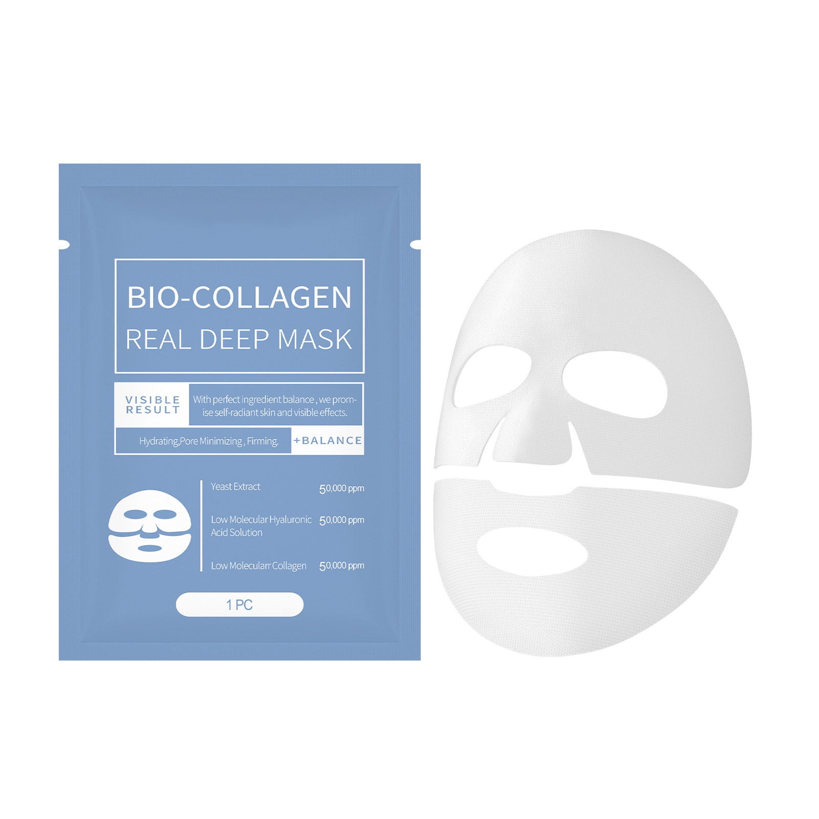 EELHOE Bio-Collagen Real Deep Mask, Hydrating Overnight Mask, Pore ...