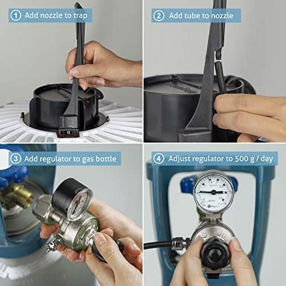 BIOGENTS BG-Booster CO2 Upgrade for The BG-Mosquitaire Outdoor Mosquito Trap Upgrade Your BG-Mosquitaire to Target All Biting Mosquitoes