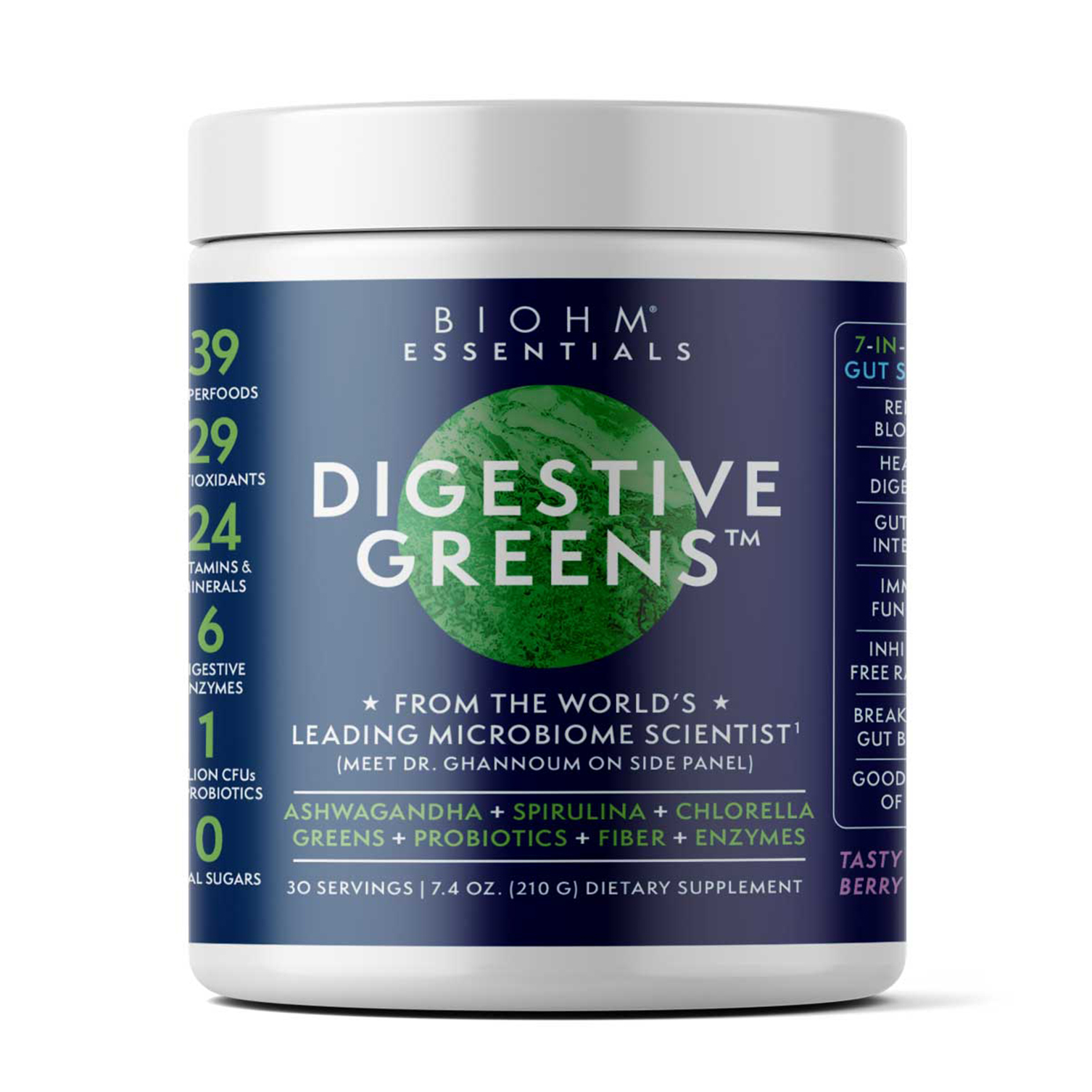 Jacked Factory Green Surge Superfood Powder Supplement Greens Drink