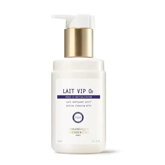BIOLOGIQUE RECHERCHE Lait VIP O2 - Makeup-Removing, Oxygenating & Purifying Cleanser, 5.1 Fl. Oz