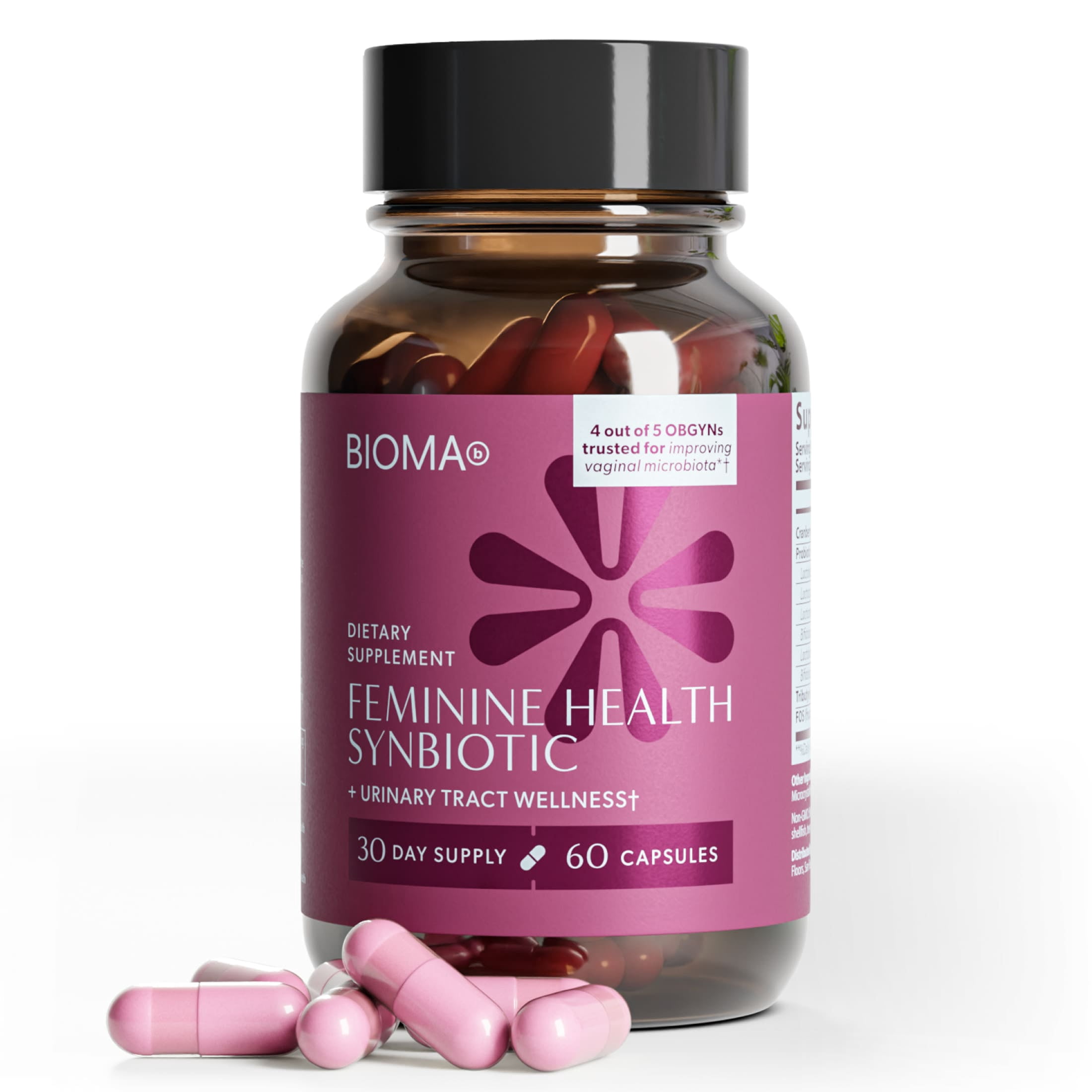 BIOMA Feminine Health Synbiotic, 60 ct / 30 serv.