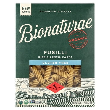 BIONATURAE ORGANIC GLUTEN FREE FUSILLI PASTA, 12 oz