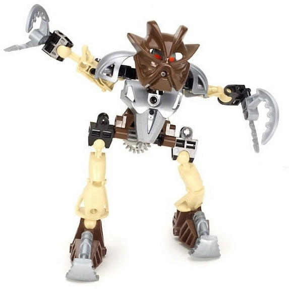 LEGO Bionicle Toa SUPER NUVA Figure #8568 Pohatu Brown