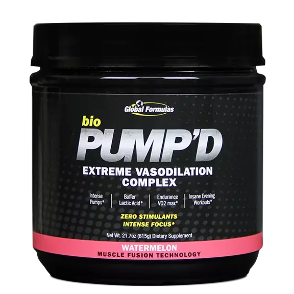 BIOPUMP'D 30 Servings Extreme Vasodilation Complex Intense Pumps(Watermelon)