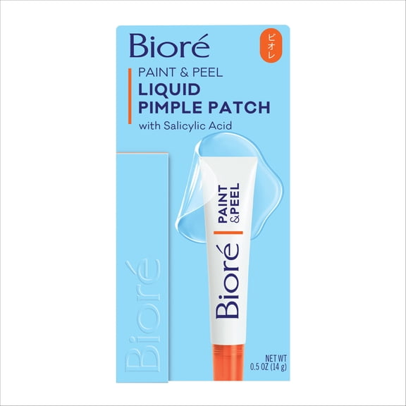 Bior Paint & Peel Liquid Pimple Patch with Salicylic Acid, Up to 100 Uses, .5 oz