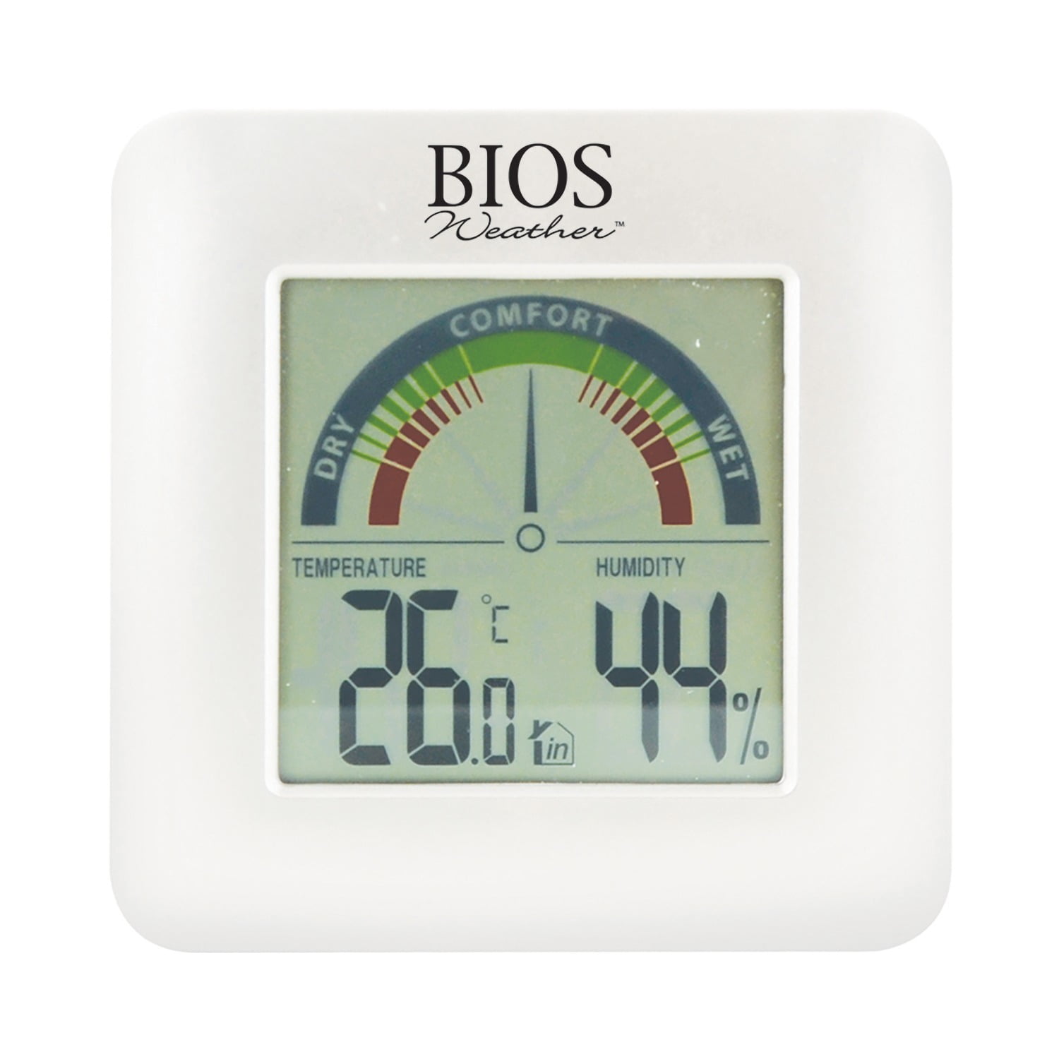 BIOS Weather 258BC Indoor Hygrometer with Temperature