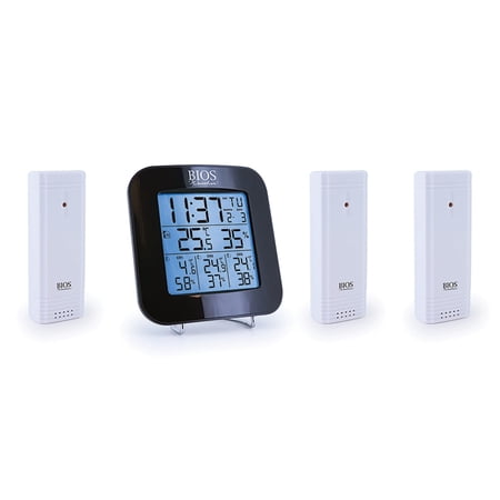BIOS Weather 339BC Wireless Weather Station with 3 Sensors