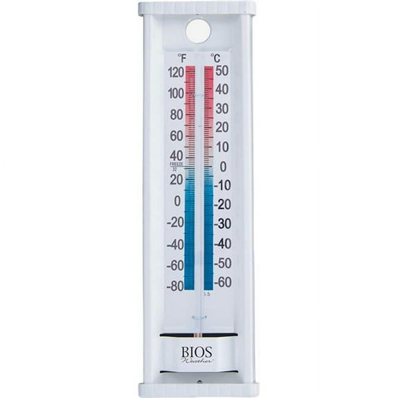 BIOS Weather TR614 Indoor/Outdoor Aluminum Tube Thermometer
