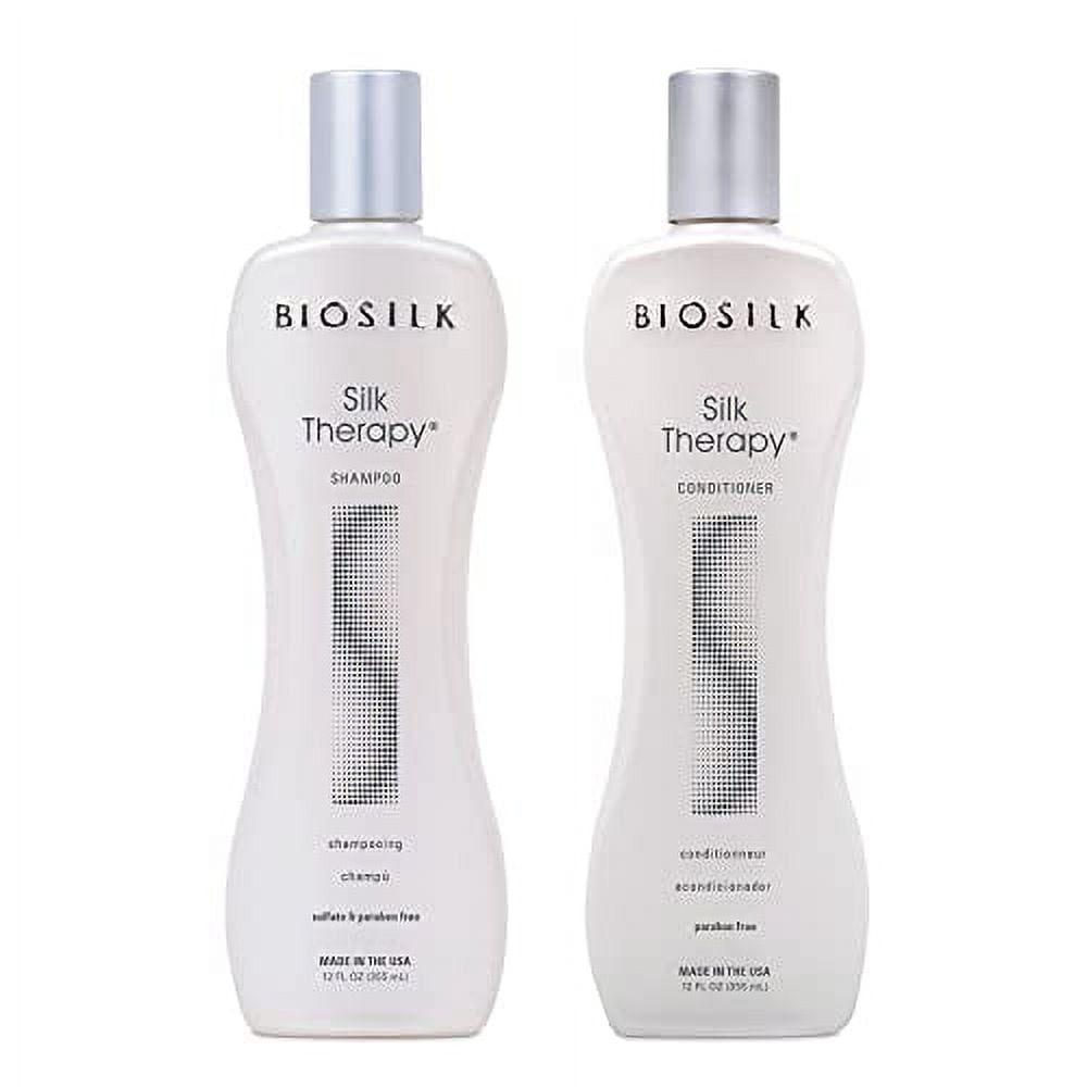 BIOSILK Silk Therapy Duo .. Set Shampoo and Conditioner .. 12 Oz
