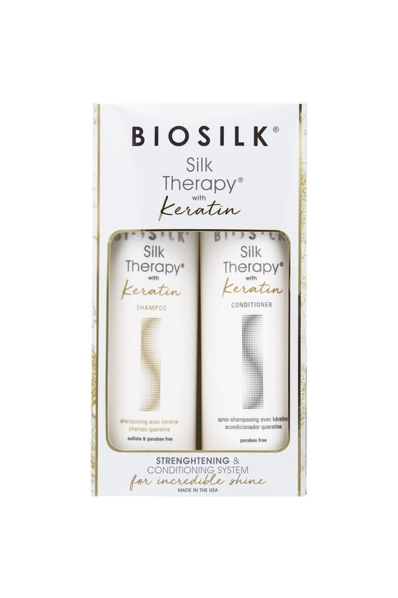 Therapy Shampoo and Conditioner Duo with Keratin, 25 oz