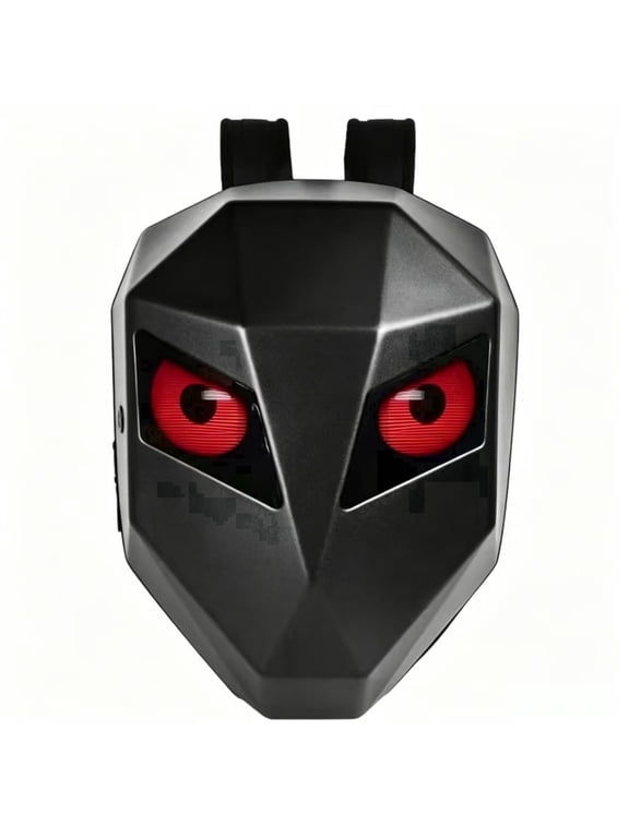 Cyberpunk LED Motorcycle Riding Backpack, Hard Shell Helmet Laptop Bag with App Programmable Screen