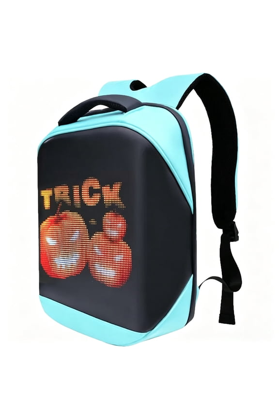 LED Motorcycle Backpack with Programmable App Screen & Wireless Remote