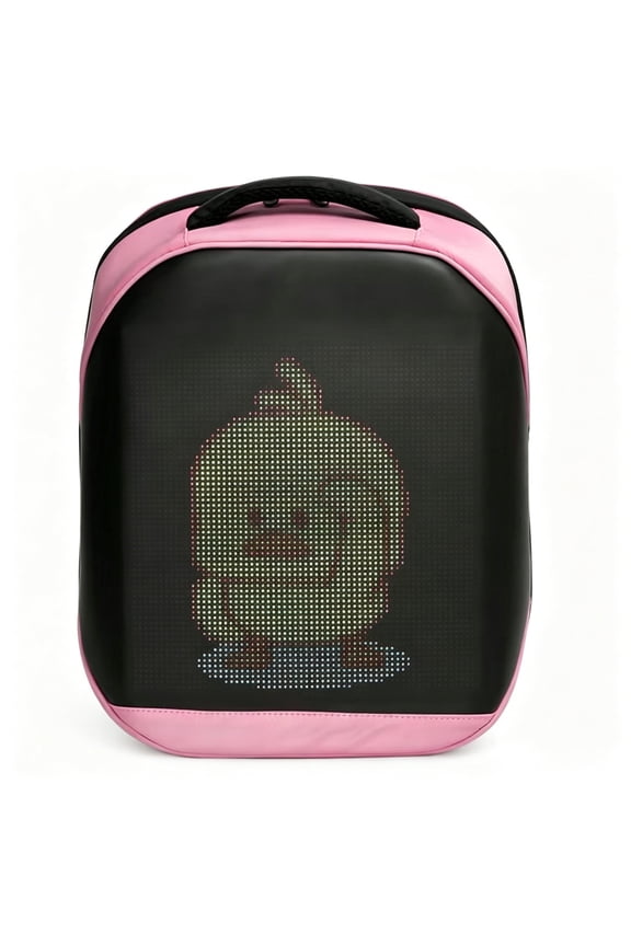 LED Motorcycle Backpack with Programmable App Screen & Wireless Remote
