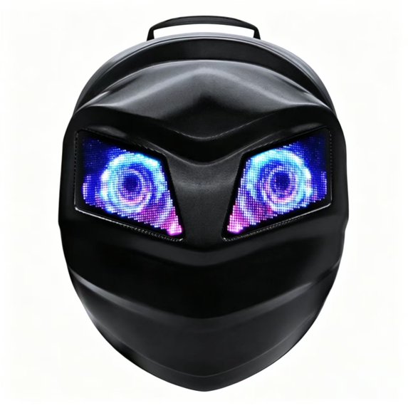 BIOSLED Motorcycle LED Backpack Hard Shell Waterproof Cycling Riding Laptop Daypack