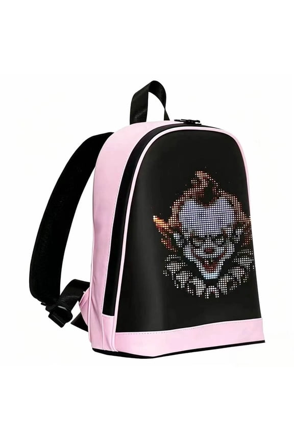 Smart LED Backpack Hard Shell Programmable Pixel Art Student School Bag
