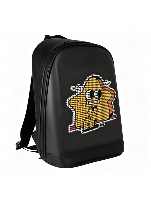 Smart LED Laptop Backpack with Programmable App Screen and Wireless Remote
