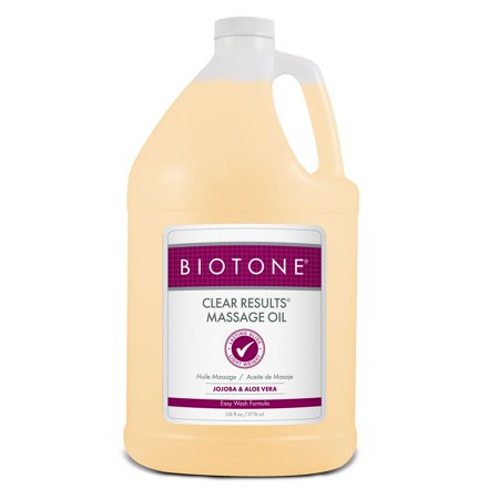 BIOTONE Clear Results Unscented Massage Treatment Oil 1 gal. Jug CRO1G 1 Ct