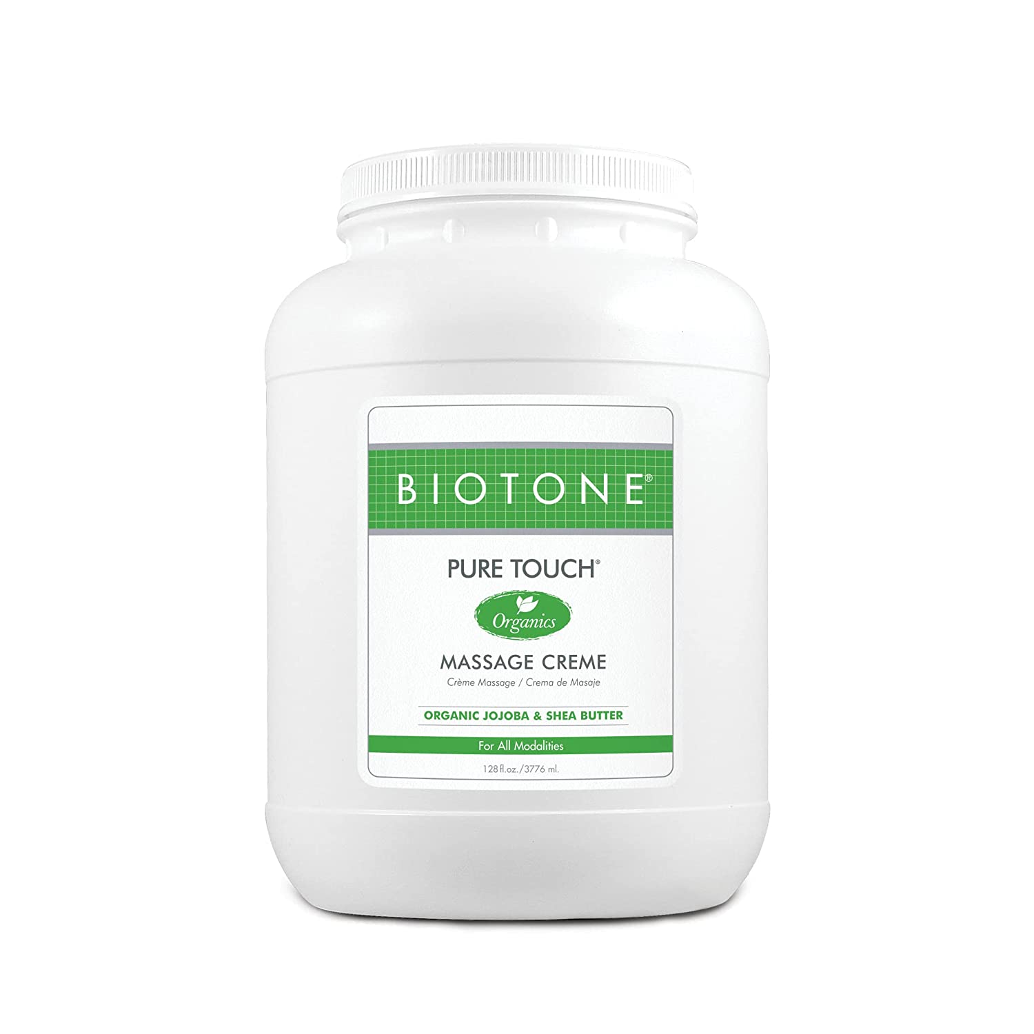 BIOTONE Pure Touch Organics Massage Crème, True Organic Massage, Rich